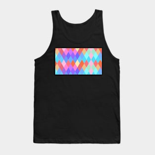 Colorful Losango Pattern Tank Top